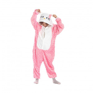 Кигуруми Hello Kitty в горошек XXS (125-135)